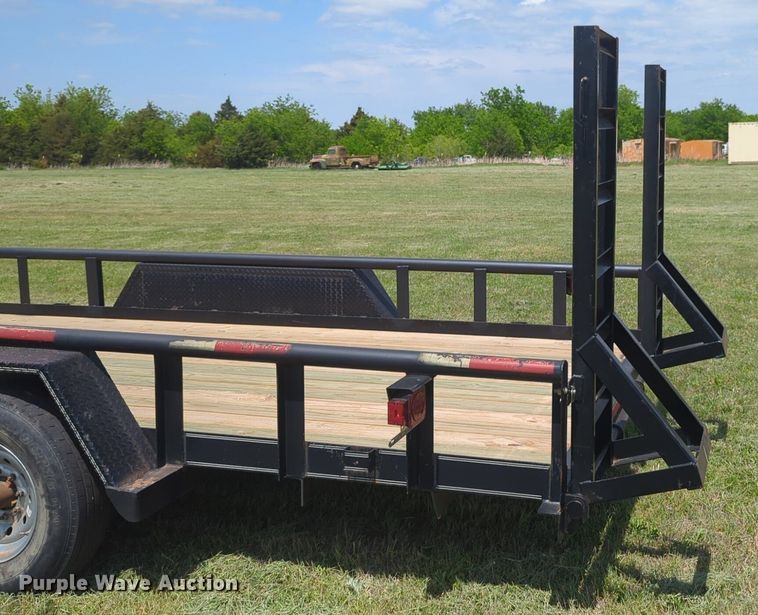 image for item NZ9631 2023 Texas Bragg equipment trailer