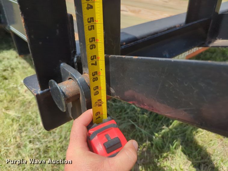 image for item NZ9631 2023 Texas Bragg equipment trailer