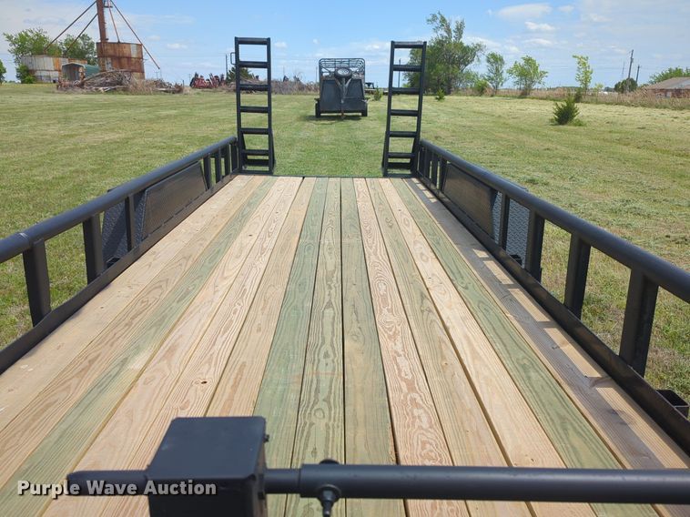 image for item NZ9631 2023 Texas Bragg equipment trailer