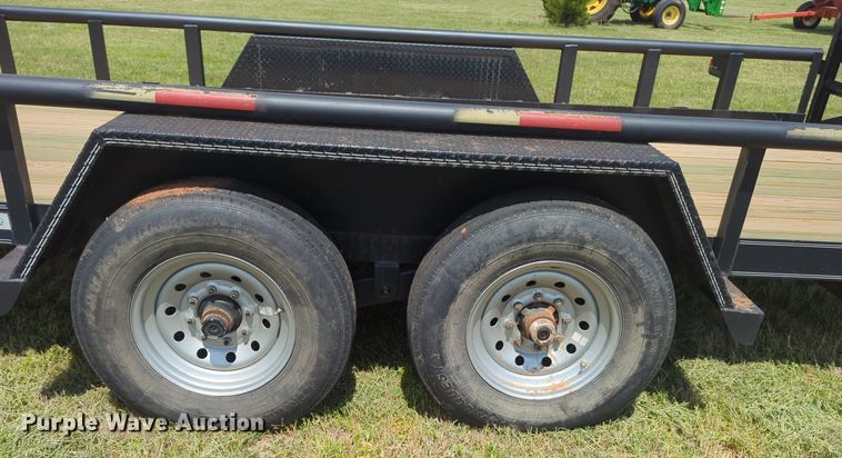 image for item NZ9631 2023 Texas Bragg equipment trailer