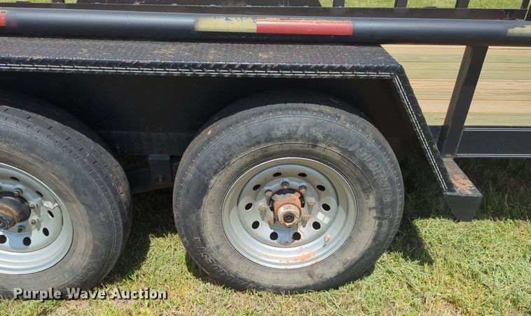 image for item NZ9631 2023 Texas Bragg equipment trailer