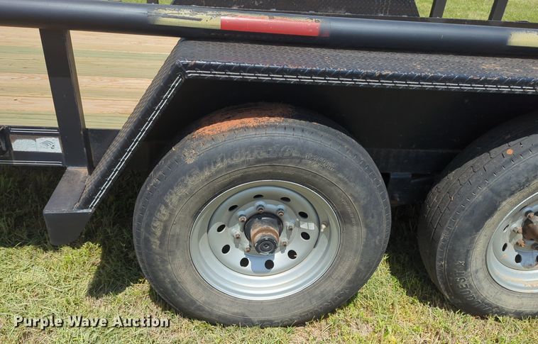 image for item NZ9631 2023 Texas Bragg equipment trailer