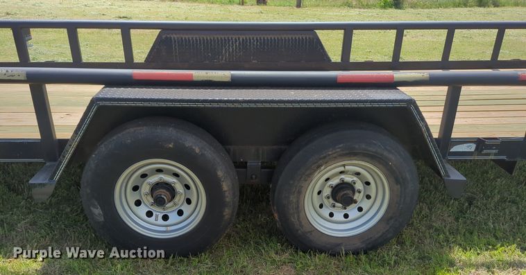 image for item NZ9631 2023 Texas Bragg equipment trailer