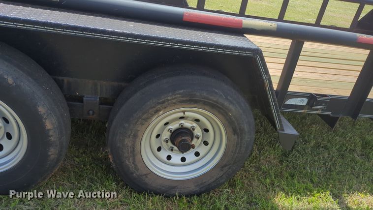 image for item NZ9631 2023 Texas Bragg equipment trailer