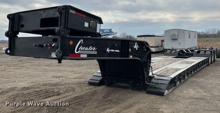 image for item OF9334 2008 Cheater XL120 HDC lowboy equipment trailer