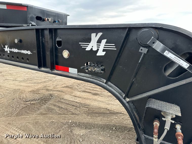 image for item OF9334 2008 Cheater XL120 HDC lowboy equipment trailer