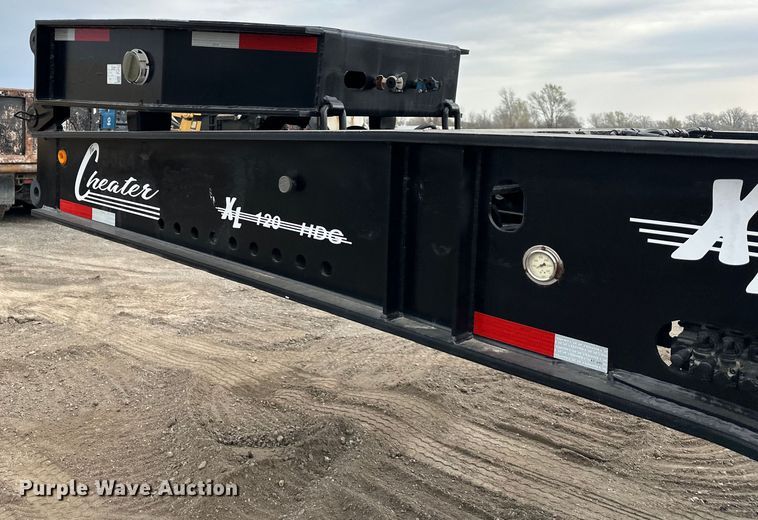 image for item OF9334 2008 Cheater XL120 HDC lowboy equipment trailer