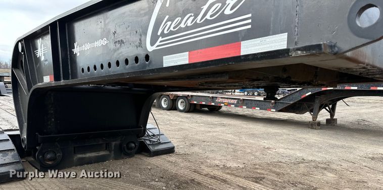 image for item OF9334 2008 Cheater XL120 HDC lowboy equipment trailer