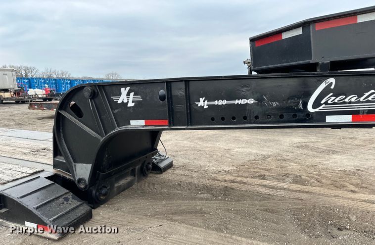 image for item OF9334 2008 Cheater XL120 HDC lowboy equipment trailer