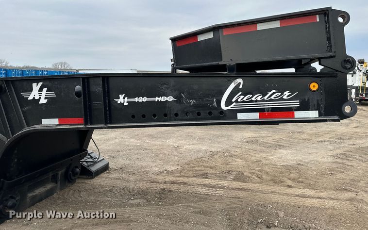 image for item OF9334 2008 Cheater XL120 HDC lowboy equipment trailer