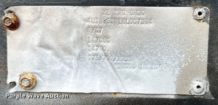 image for item OF9334 2008 Cheater XL120 HDC lowboy equipment trailer