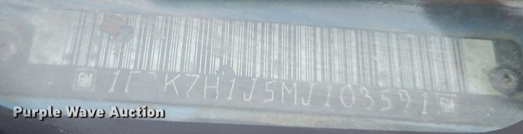 image for item OK9838 1991 Chevrolet  6500 dump truck