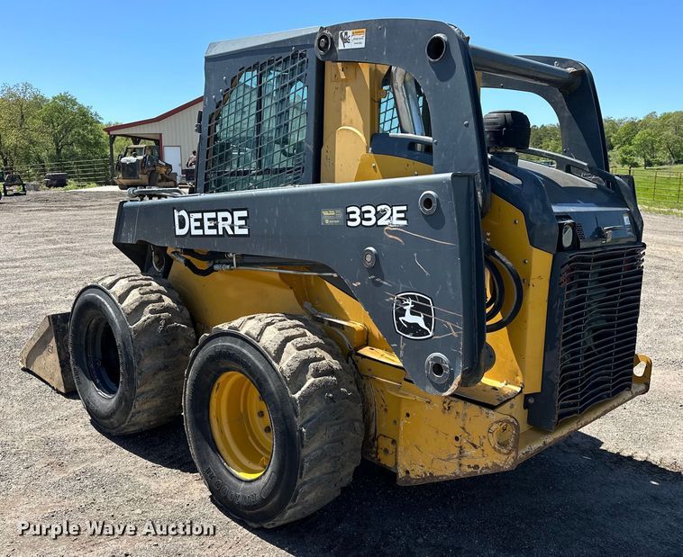image for item OM9470 2015 John Deere  332E skid steer loader