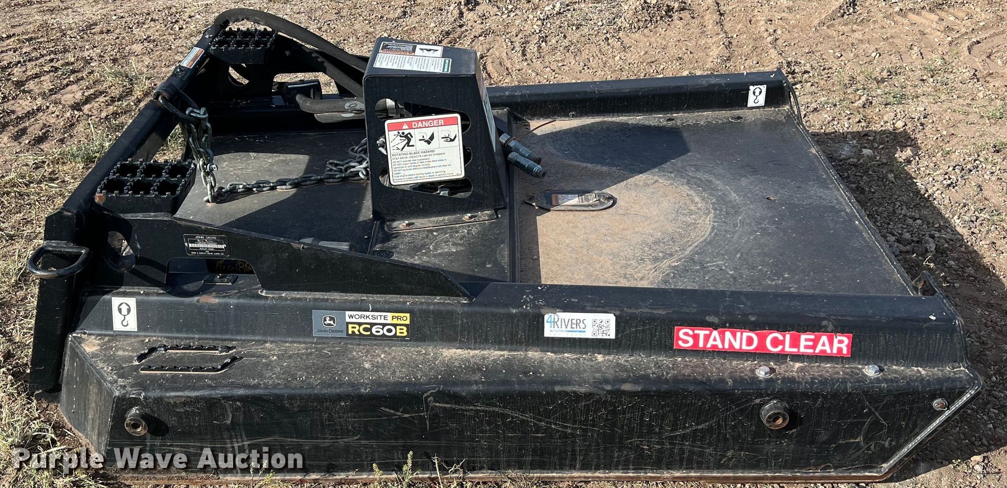 John Deere RC60B skid steer rotary mower in San Angelo, TX Item