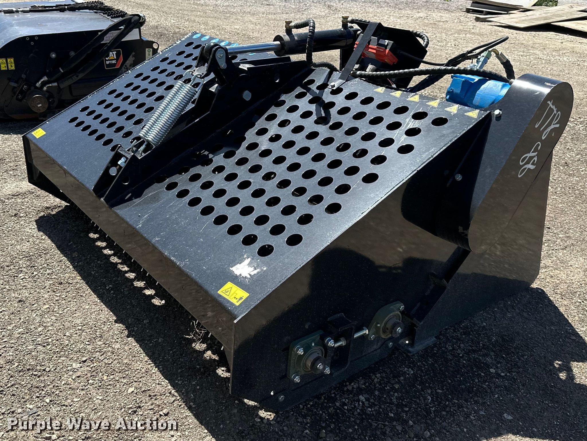 2023 TopCat ECSSLR72 skid steer landscape rake in Tonganoxie, KS Item