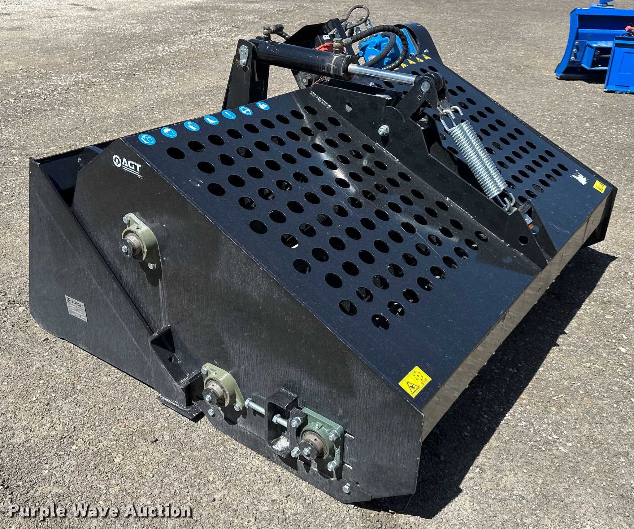 2023 TopCat ECSSLR72 skid steer landscape rake in Tonganoxie, KS Item