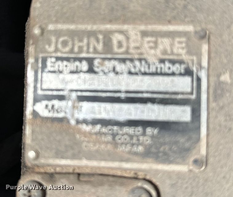 image for item DK6548 John Deere 1600 Turbo lawn mower