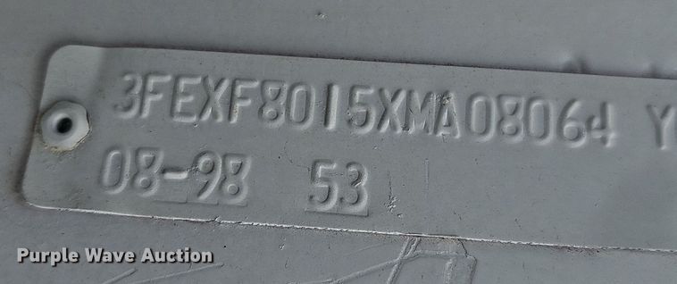 image for item DM1596 1999 Ford F Series bucket truck