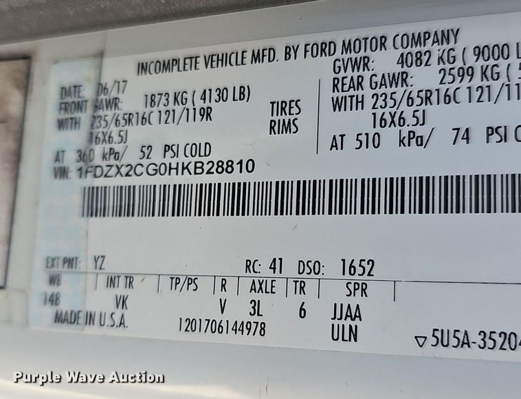 image for item DM1619 2017 Mobility Transportation X2C handicap accessible van