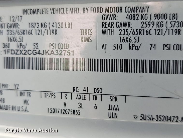 image for item DM1624 2018 Mobility Transportation  X2C handicap accessible van