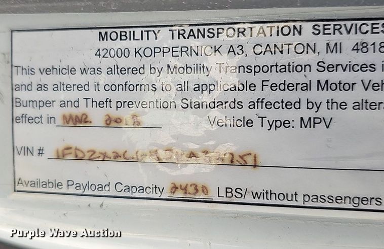 image for item DM1624 2018 Mobility Transportation  X2C handicap accessible van