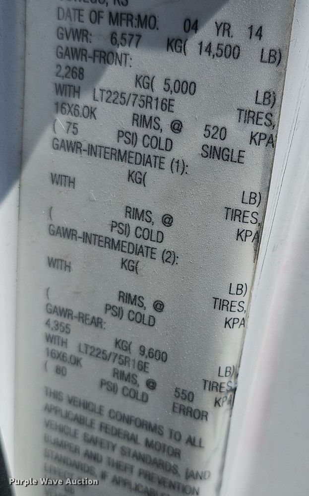 image for item DM1626 2014 Ford E450 Super Duty  shuttle bus