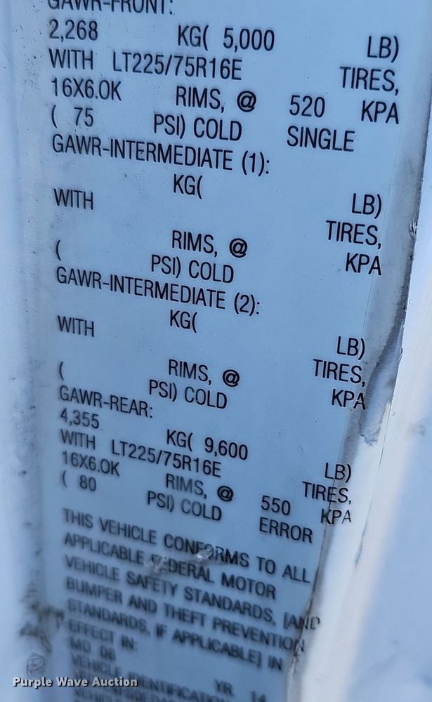 image for item DM1652 2014 Ford  E450 super duty  shuttle bus