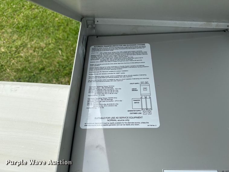 image for item DN7688 Generac  0067300 generator