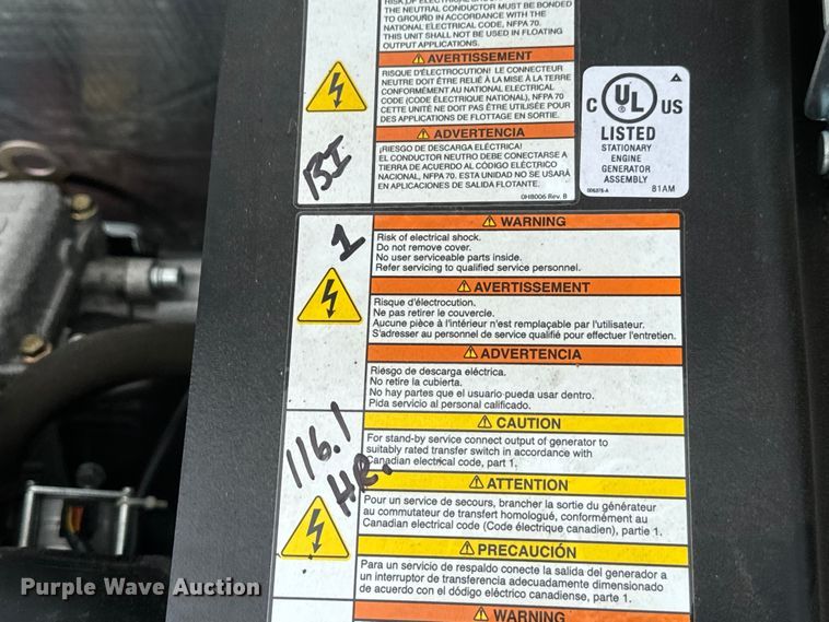 image for item DN7688 Generac  0067300 generator