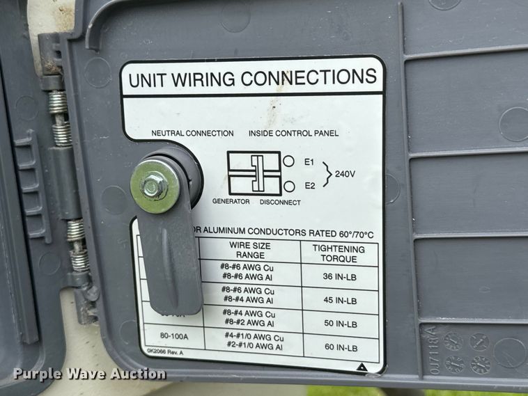 image for item DN7688 Generac  0067300 generator