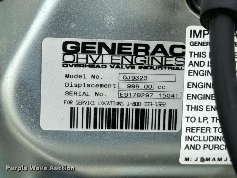 image for item DN7689 Generac 0067300 generator