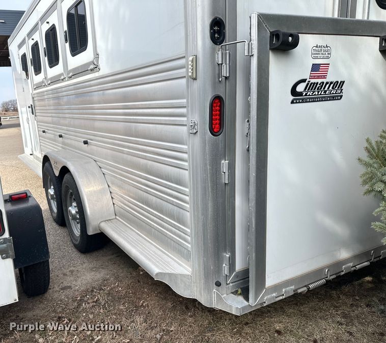 image for item DO3283 2016 Cimarron  Horse trailer livestock trailer