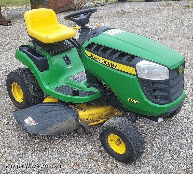 image for item DO4911 2016 John Deere D110 lawn mower