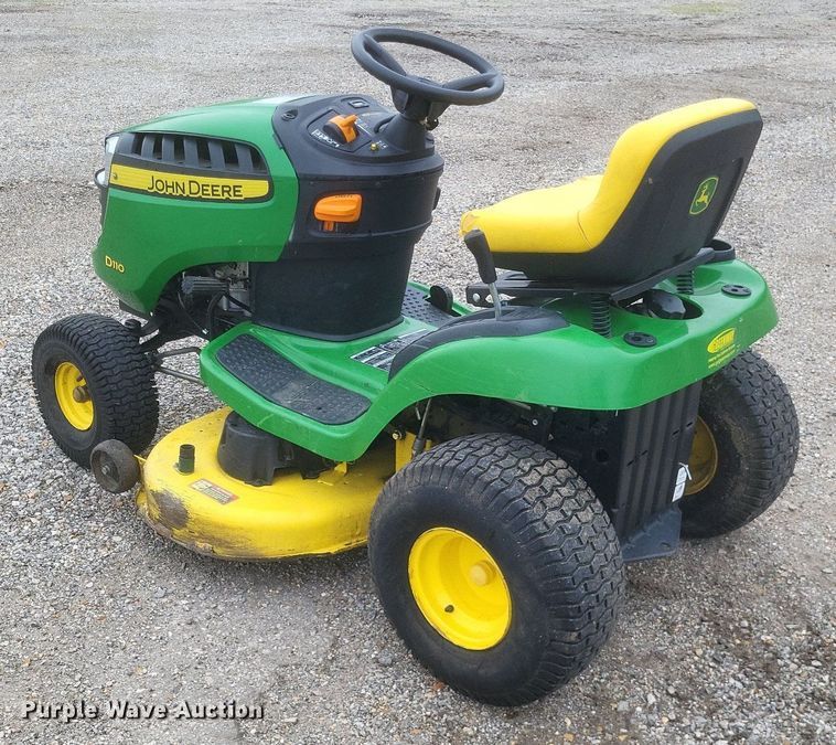 image for item DO4911 2016 John Deere D110 lawn mower