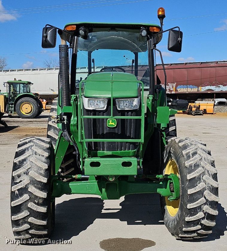 image for item DP0820 2014 John Deere 6105D MFWD tractor