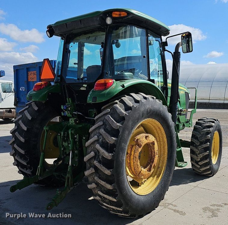 image for item DP0820 2014 John Deere 6105D MFWD tractor