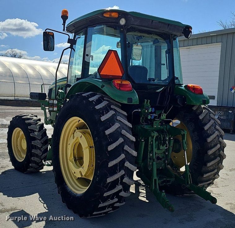 image for item DP0820 2014 John Deere 6105D MFWD tractor