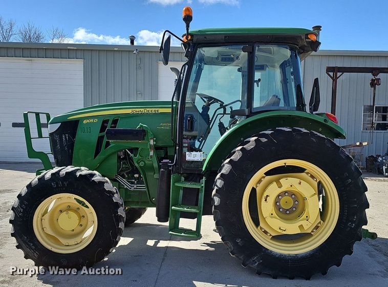 image for item DP0820 2014 John Deere 6105D MFWD tractor