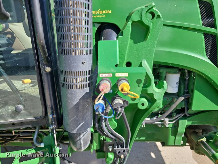 image for item DP0820 2014 John Deere 6105D MFWD tractor