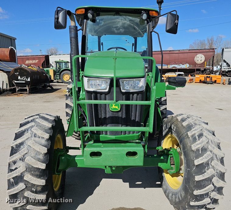 image for item DP0820 2014 John Deere 6105D MFWD tractor