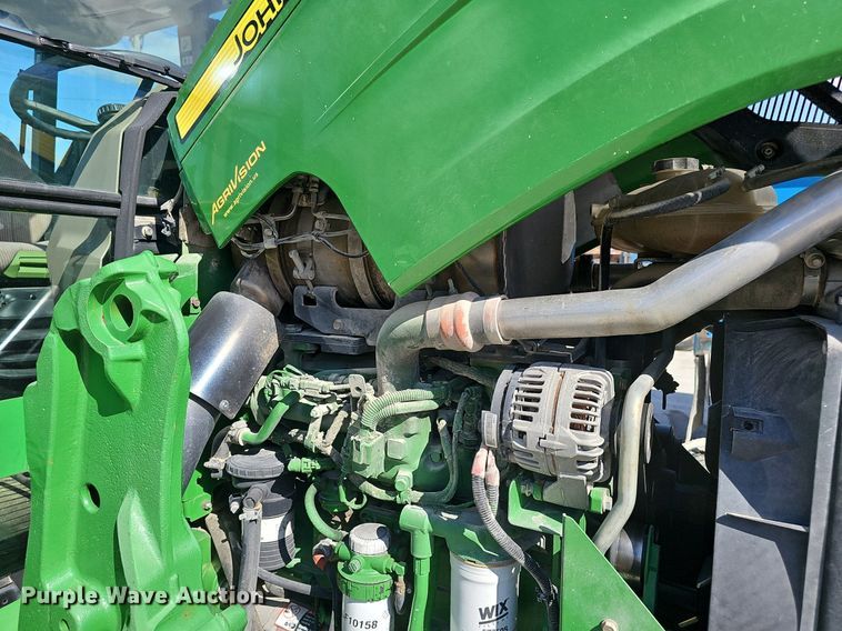 image for item DP0820 2014 John Deere 6105D MFWD tractor