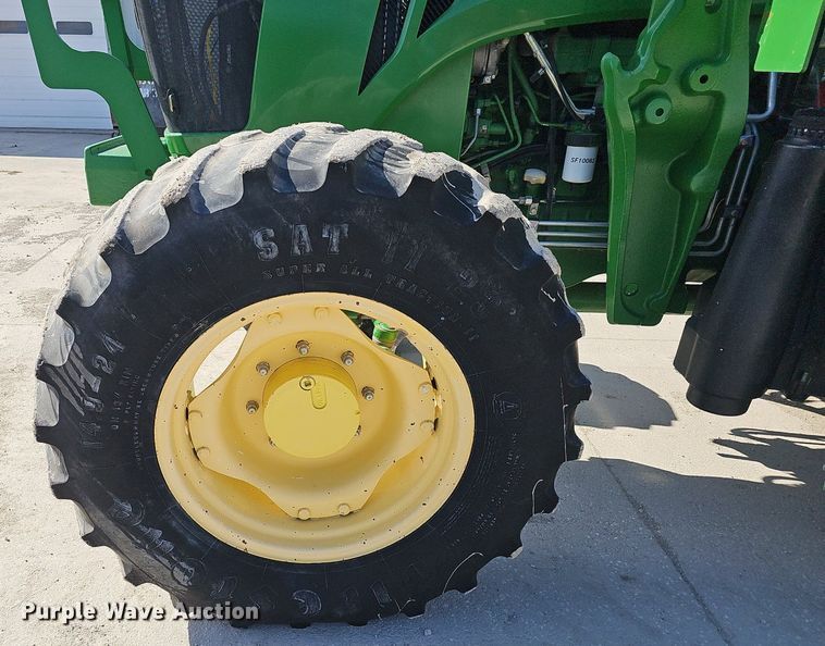 image for item DP0820 2014 John Deere 6105D MFWD tractor