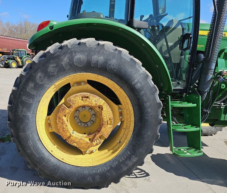 image for item DP0820 2014 John Deere 6105D MFWD tractor