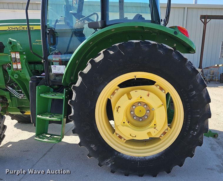 image for item DP0820 2014 John Deere 6105D MFWD tractor