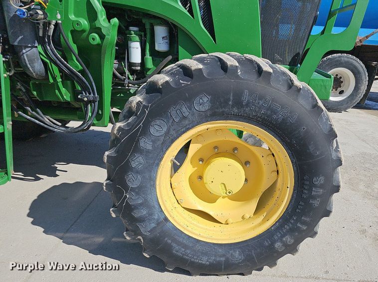 image for item DP0820 2014 John Deere 6105D MFWD tractor
