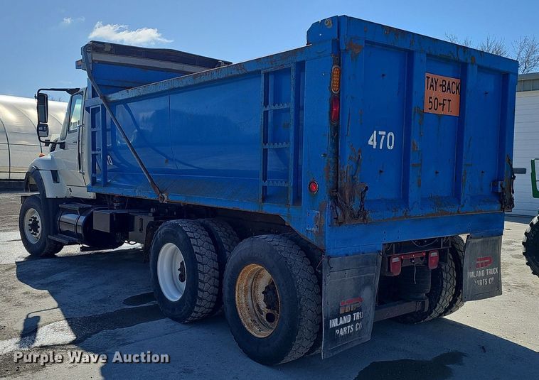 image for item DP0821 2010 International WorkStar 7600 dump truck