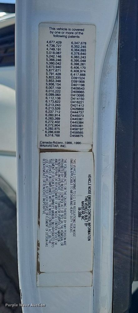 image for item DP0821 2010 International WorkStar 7600 dump truck