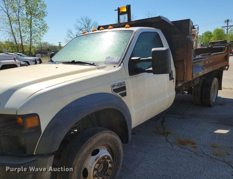 image for item DP1356 2008 Ford F450 Super Duty XL dump truck