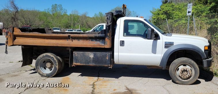 image for item DP1356 2008 Ford F450 Super Duty XL dump truck