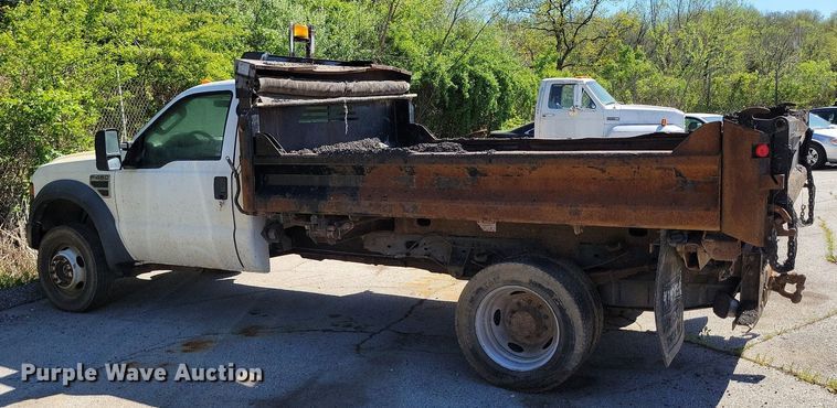 image for item DP1356 2008 Ford F450 Super Duty XL dump truck
